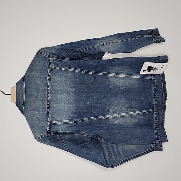 Sandrine Rose by Free People boys dont cry jean jacket size extra small - Picture 6 of 11